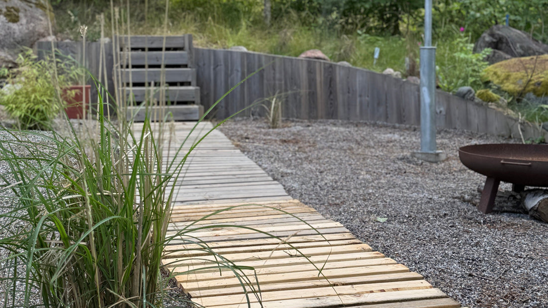 Gör din egen "Runway" i trädgården